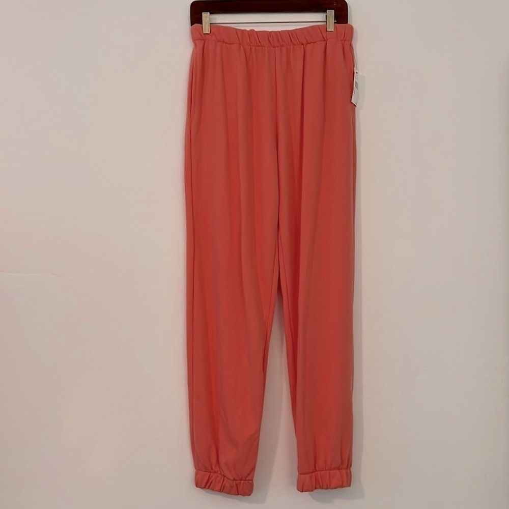 Circle X Cozy Pink Jogger Sweatpants - Picture 2 of 8